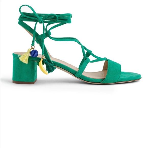 jade green sandals